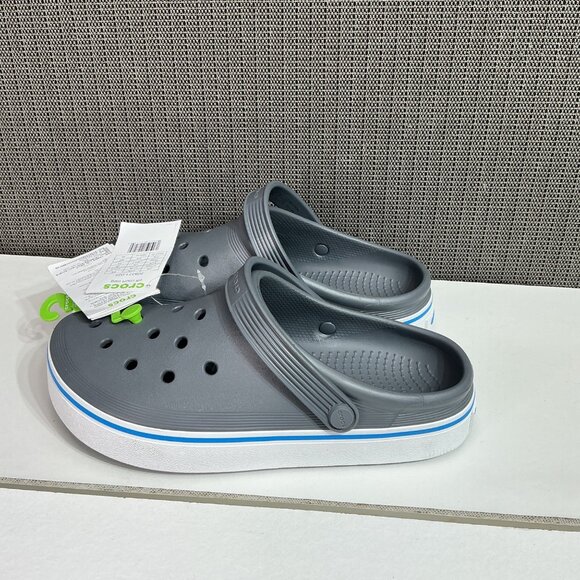 Crocs Unisex Adults Grey Clogs Size M7/W9 With Tags - Picture 2 of 5